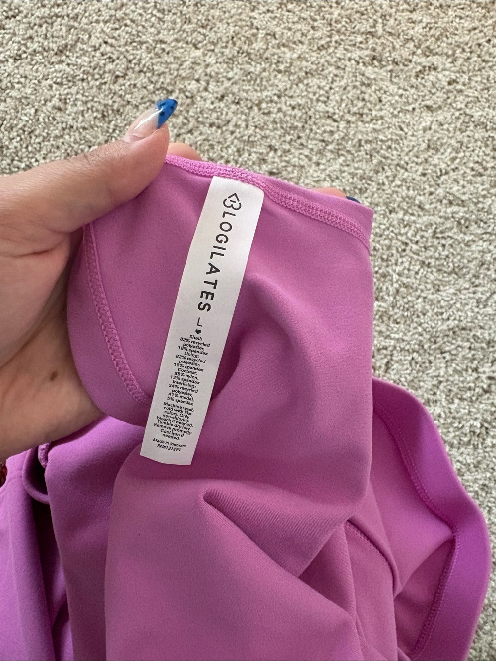 Blogilates Women’s Bow Back Tank Top - Picture 2 of 2
